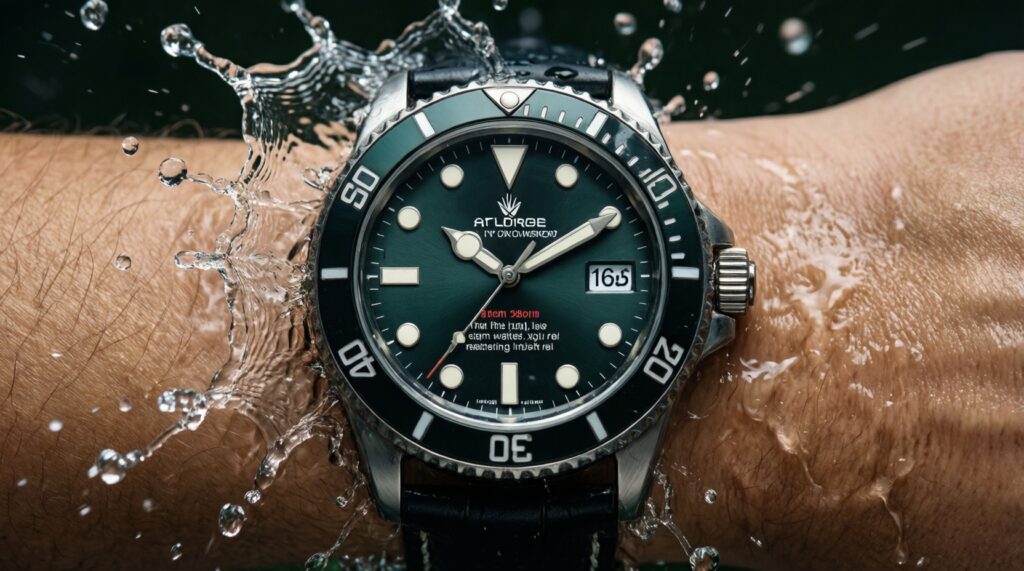 Водозащита часов: что означают 30/50/100/200 м на практике - иллюстрация