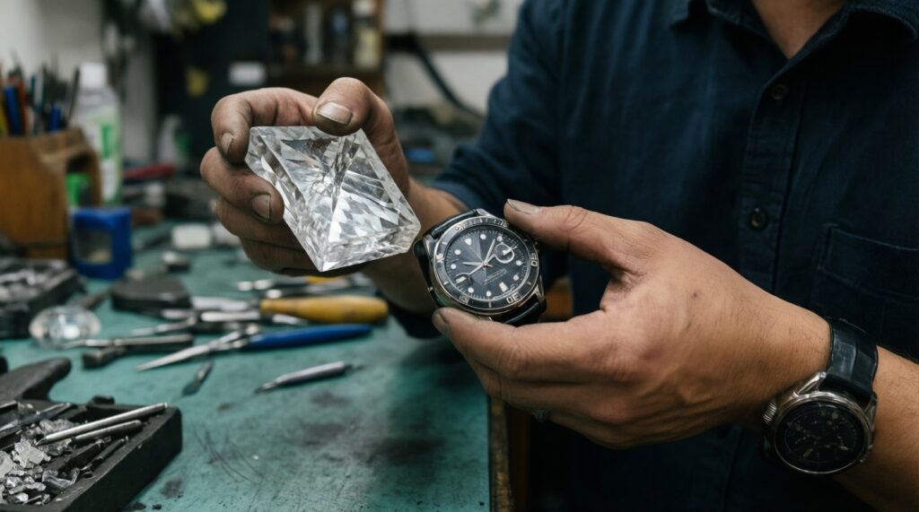 Стекло на часах: минерал, сапфир, акрил - что выбрать для своих задач - иллюстрация