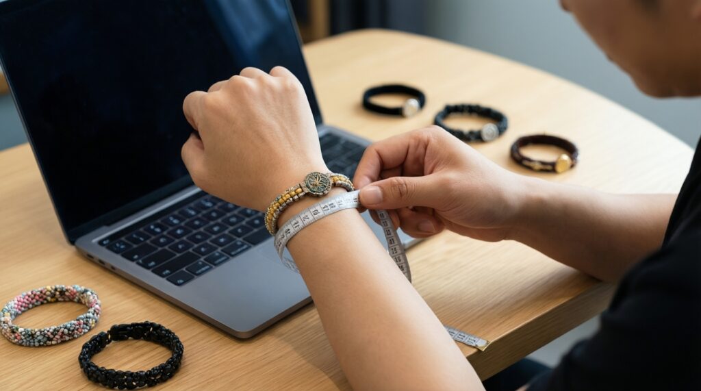 Размер и посадка: как выбрать диаметр, толщину и длину браслета под запястье - иллюстрация