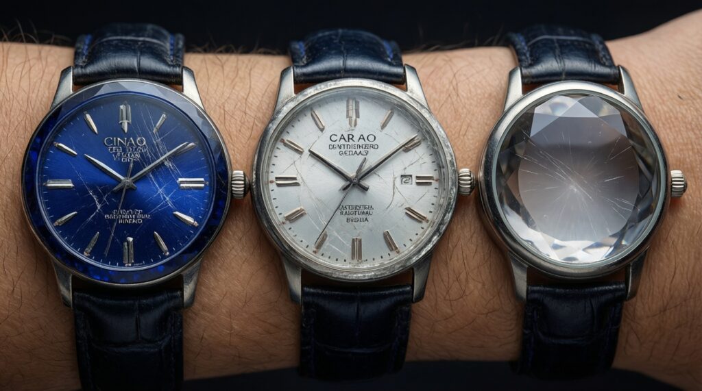 Стекло часов: сапфир, минерал, акрил - что выбрать и кому - иллюстрация