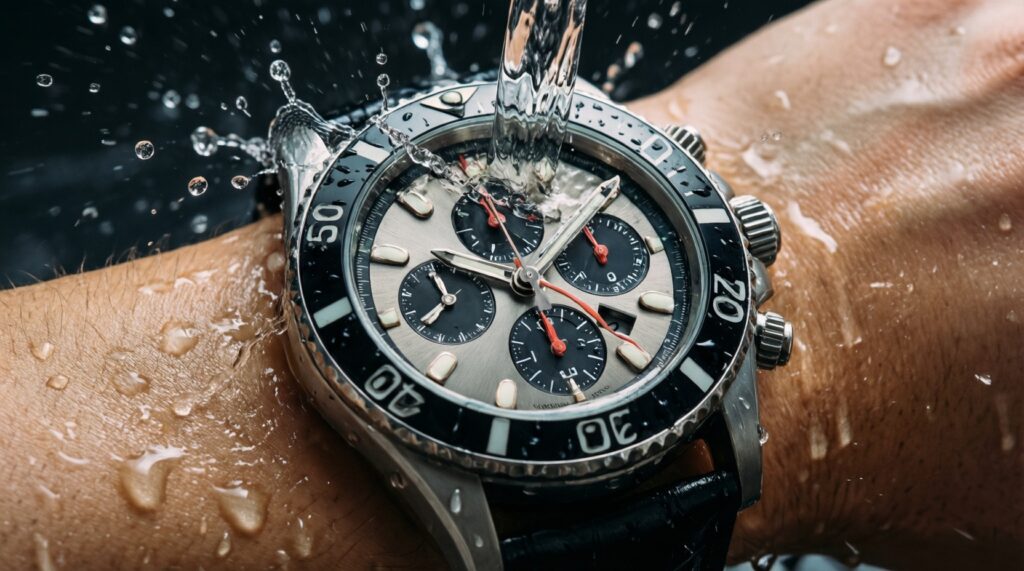 Водозащита часов: что реально означает 30/50/100/200 м - иллюстрация