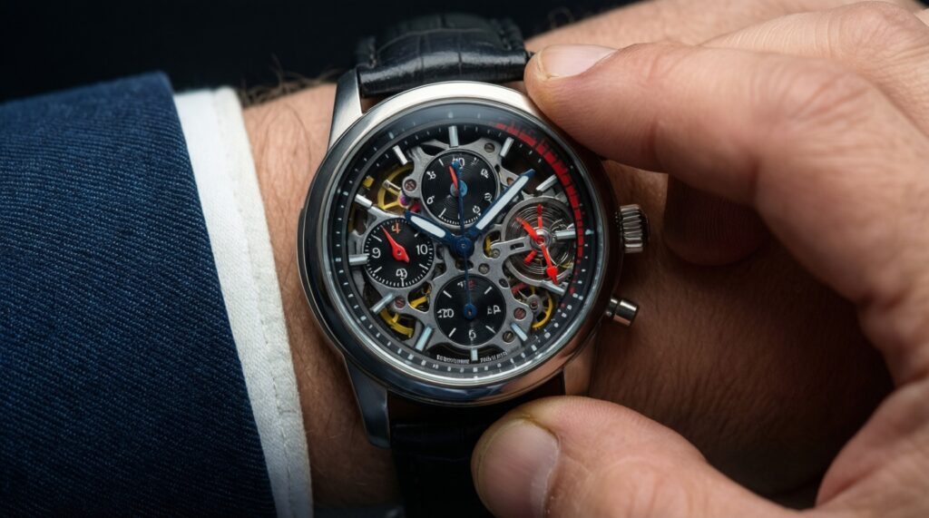 Популярные усложнения: дата, лунные фазы, запас хода, календарь - иллюстрация