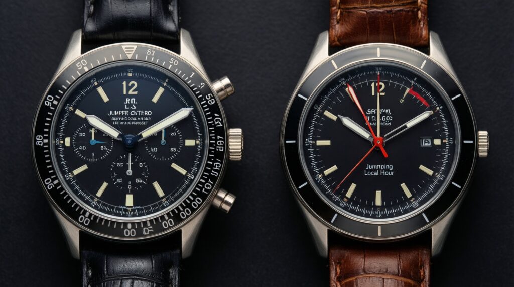 Усложнения в часах: хронограф, GMT, календарь, турбийон - простыми словами - иллюстрация