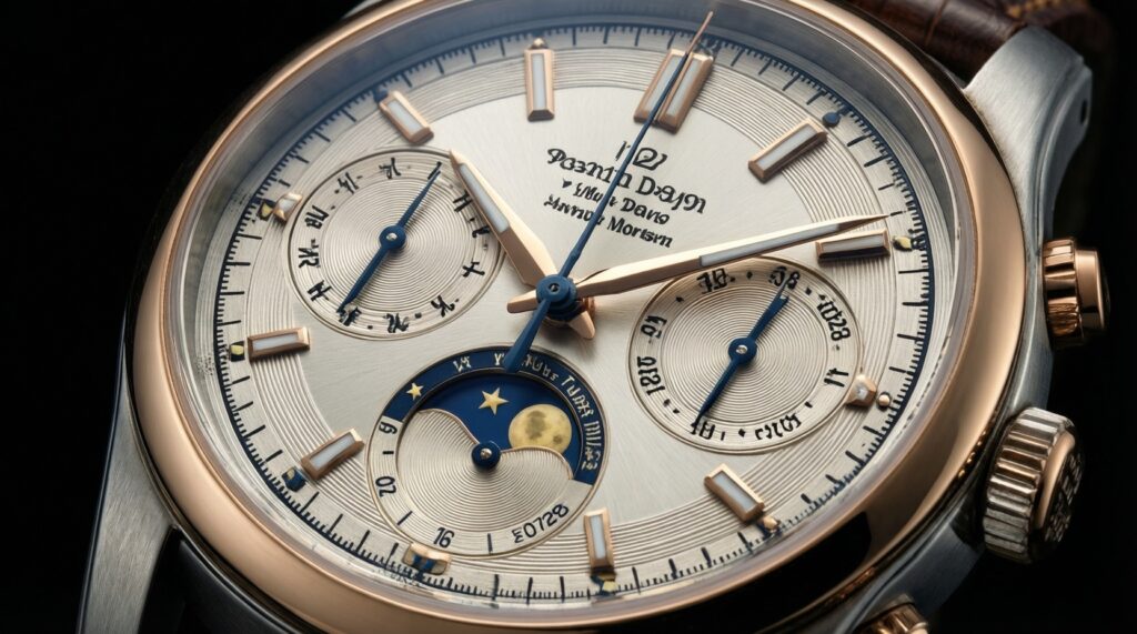 Усложнения в часах: хронограф, GMT, календарь, турбийон - простыми словами - иллюстрация