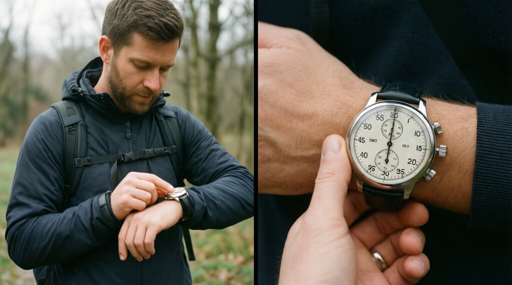 Что означают усложнения: хронограф, GMT, фаза Луны, турбийон простыми словами - иллюстрация