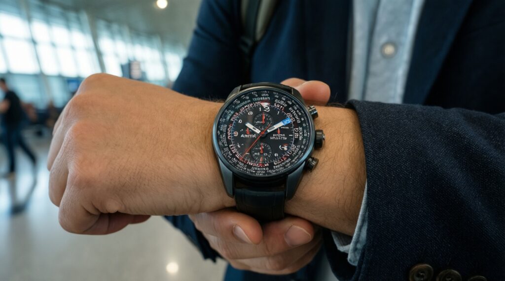 Часы для путешествий: лучшие функции и удобные форматы (GMT, world time) - иллюстрация