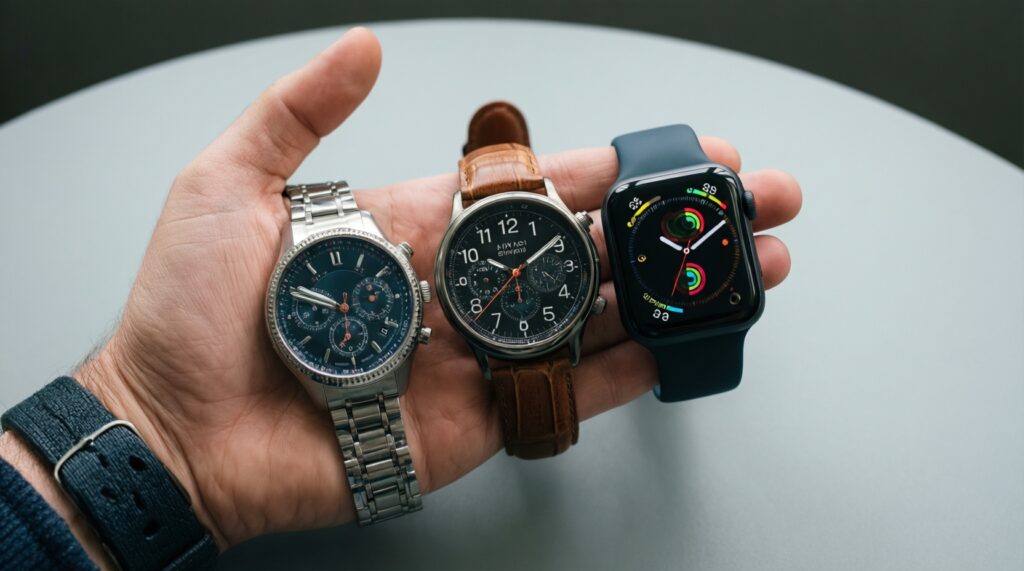 Как выбрать наручные часы под свой стиль: классика, спорт, casual - иллюстрация