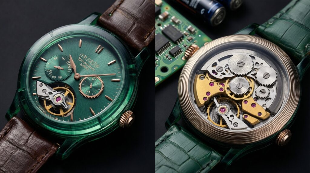 Автоматические часы: как работают и кому подходят - иллюстрация