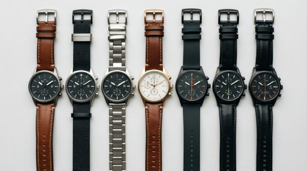 НАТО, кожа, каучук, сталь: плюсы и минусы материалов ремешков - иллюстрация