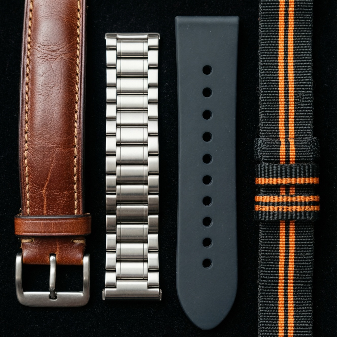 Ремешки и браслеты для часов: плюсы и минусы кожи, стали, каучука и нейлона