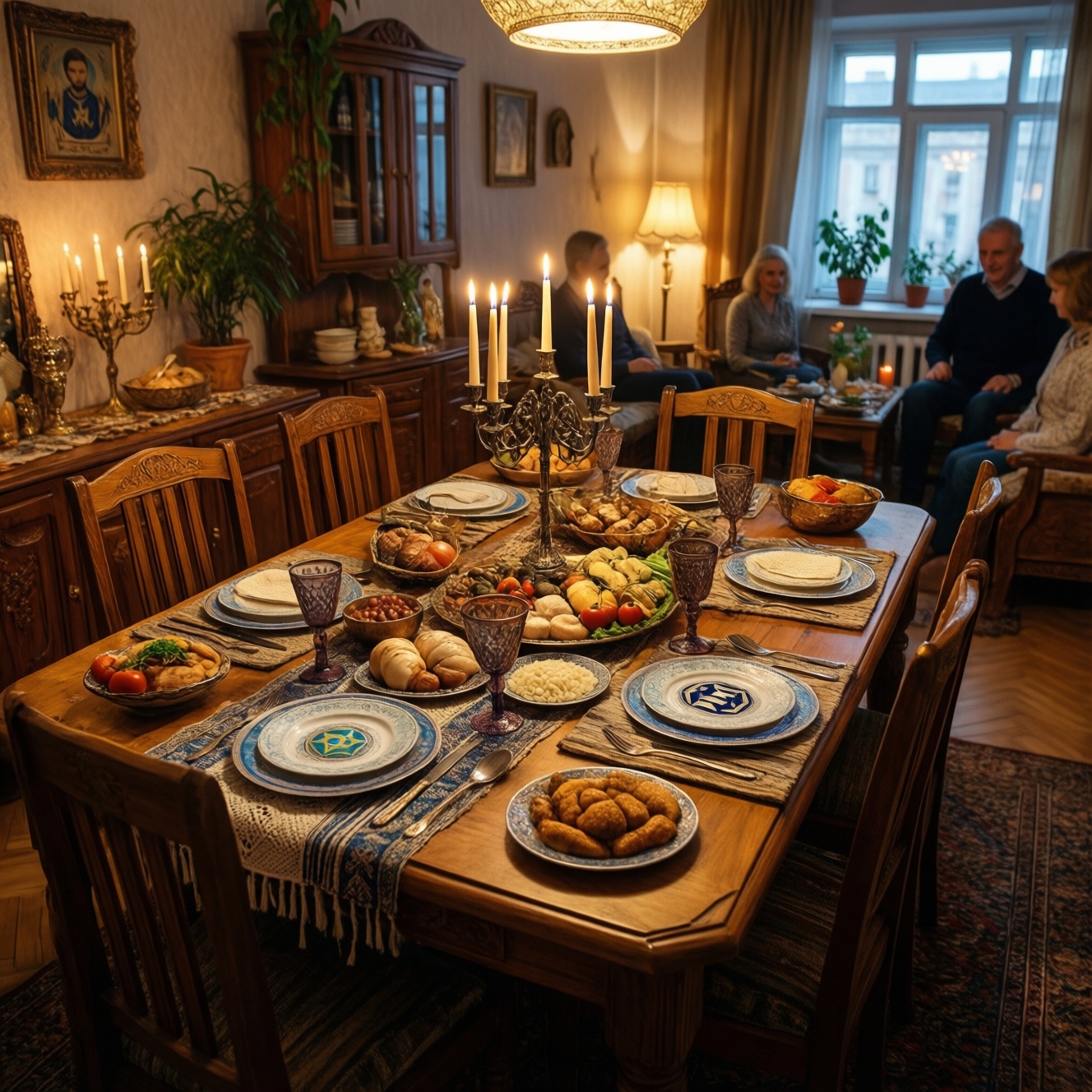 Еврейские праздники в Москве: кошерные блюда и план стола от Рош а-Шана до Песаха и Хануки