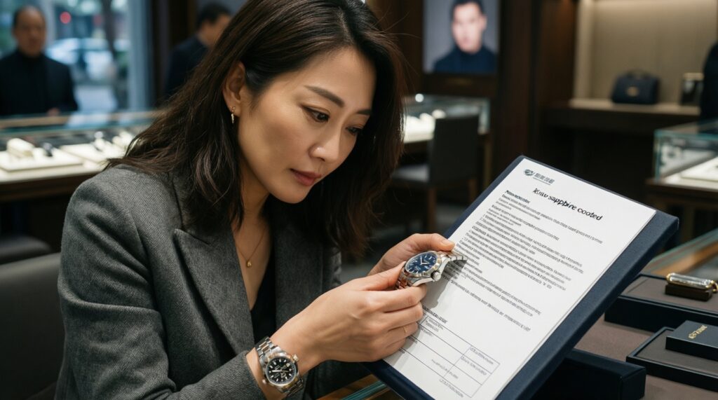 Стекло в часах: сапфир, минеральное, хардлекс - плюсы и минусы - иллюстрация