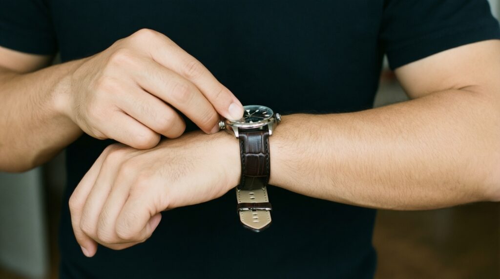 Размер и посадка: как подобрать диаметр, толщину и длину ремешка под запястье - иллюстрация