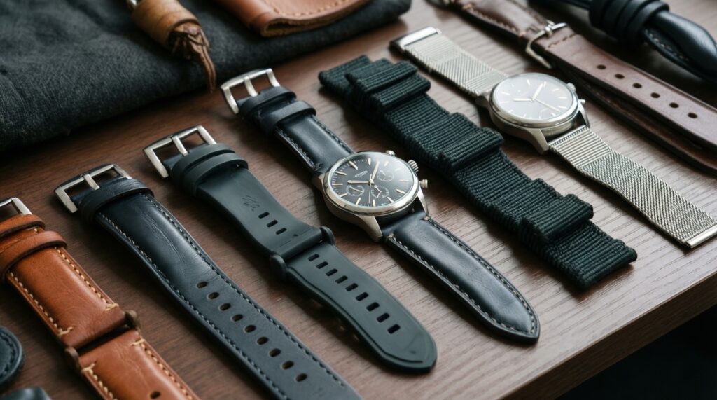 Ремешки и браслеты: кожа, каучук, нейлон NATO, сталь - что для каких задач - иллюстрация