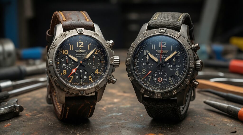 Полевые и пилотские часы: особенности дизайна и функциональности - иллюстрация
