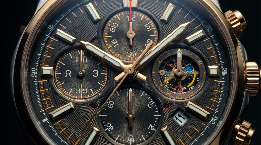 Как читать маркировки на циферблате: хронограф, GMT, дайверские обозначения - иллюстрация