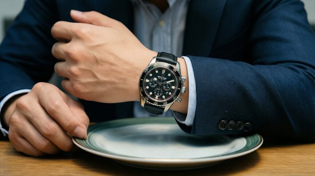 Часы для разных стилей: костюм, casual, спорт, outdoor - иллюстрация