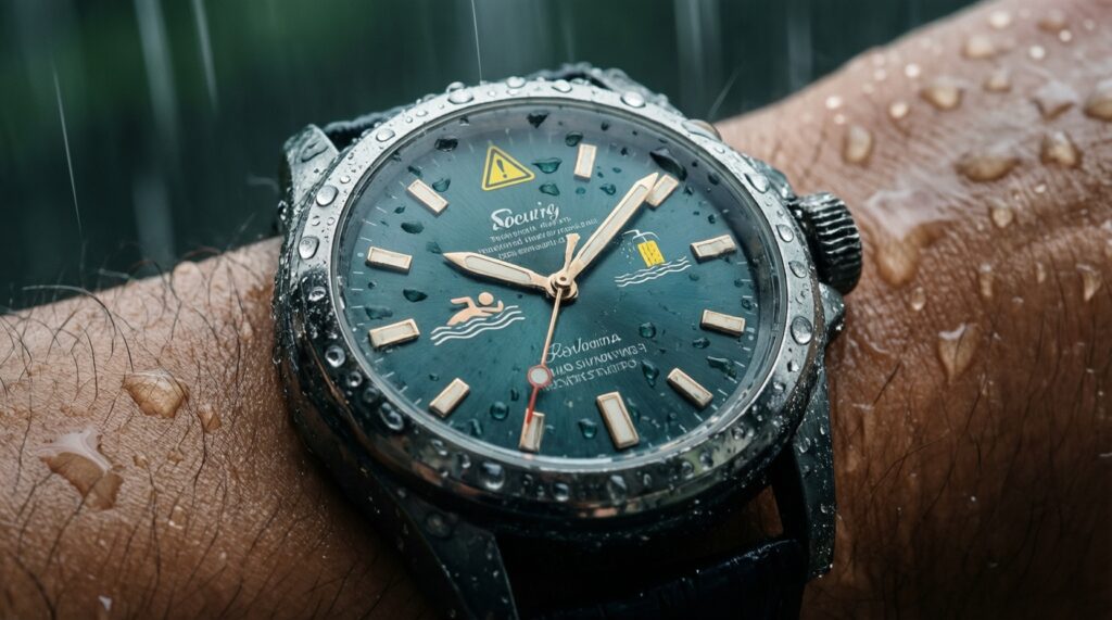 Водозащита часов: что на самом деле означают 30/50/100/200 метров - иллюстрация