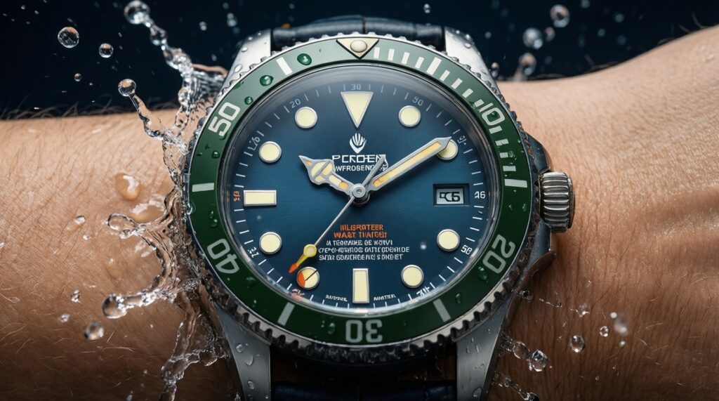 Водозащита часов: что на самом деле означают 30/50/100/200 метров - иллюстрация