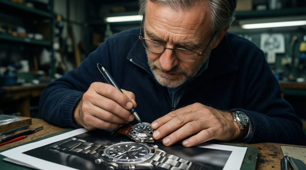 Как читать маркировки на циферблате и задней крышке часов - иллюстрация