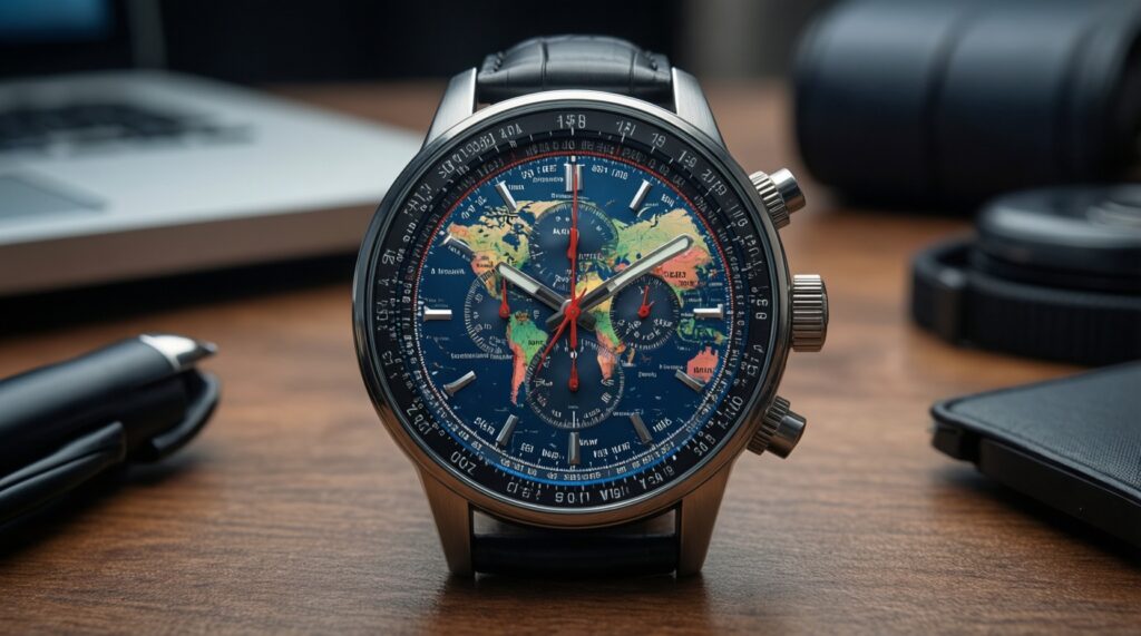 Лучшие часы для путешествий: GMT, мировое время, удобство и читаемость - иллюстрация