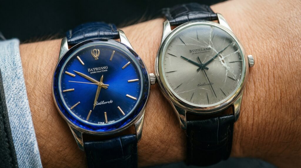 Стекло: сапфир или минерал - что практичнее в повседневной носке - иллюстрация