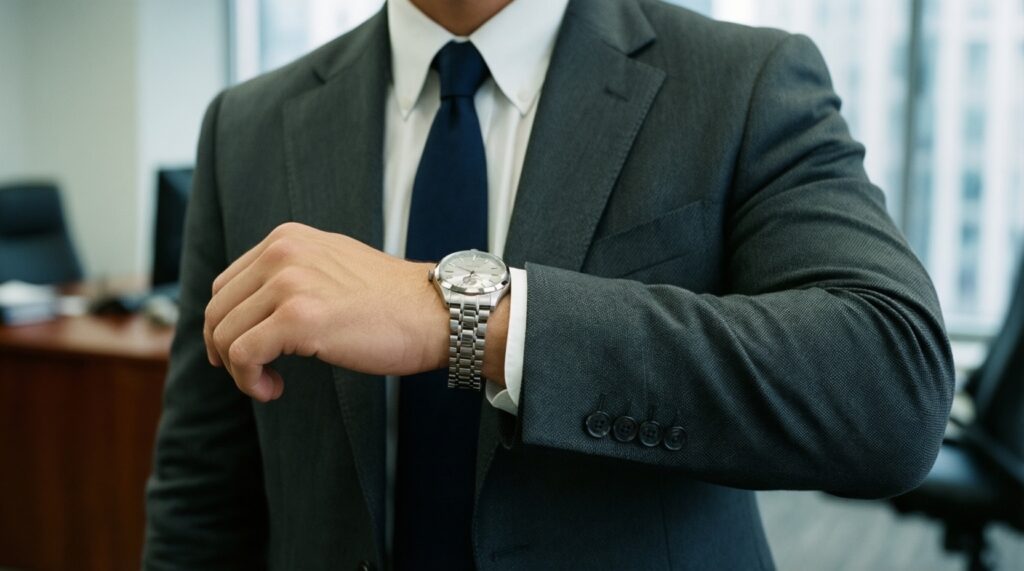 Как сочетать часы с одеждой и поводом: повседневно, офис, спорт, вечерний стиль - иллюстрация