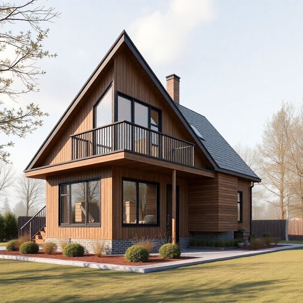 Строительство мансардных домов в Казани для комфортной жизни и экономии