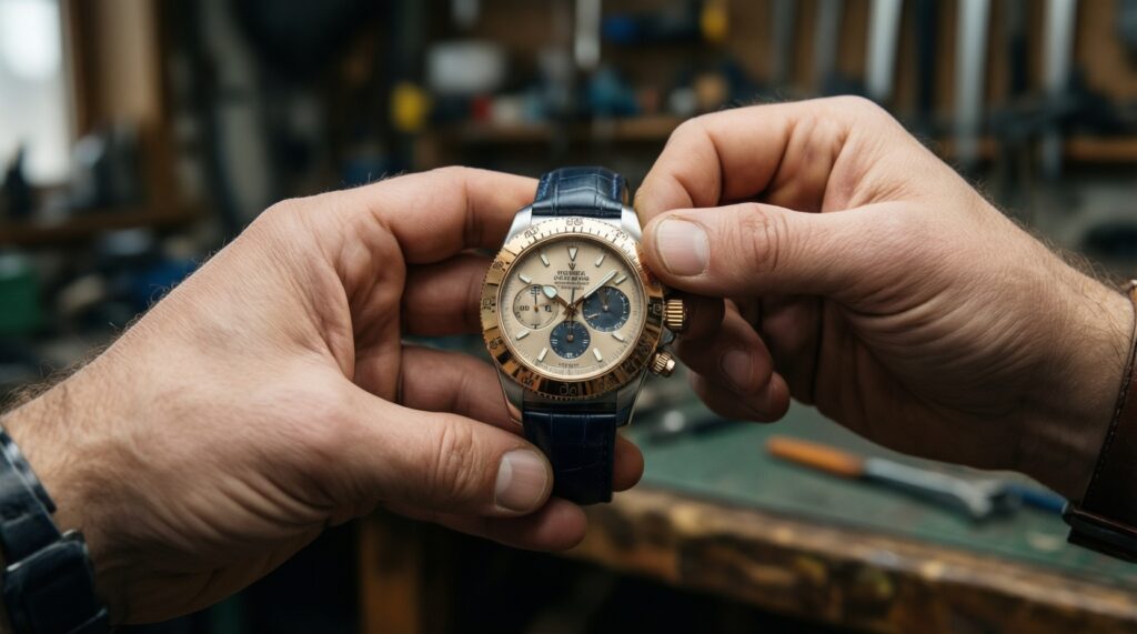 Автоматический калибр простыми словами: как часы заводятся от движения руки - иллюстрация