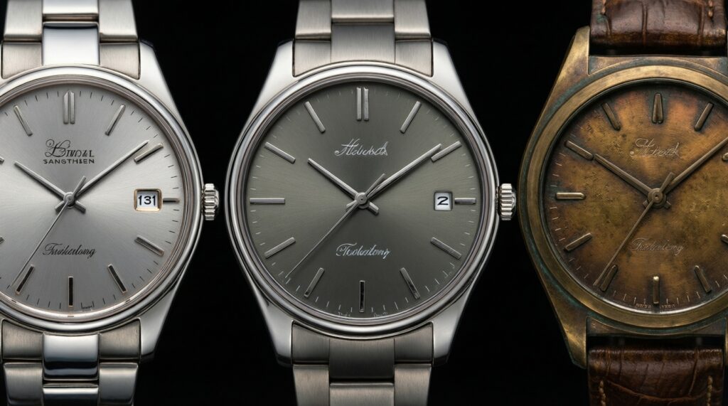 Материалы корпуса и браслета: сталь, титан, бронза, керамика - плюсы и минусы - иллюстрация