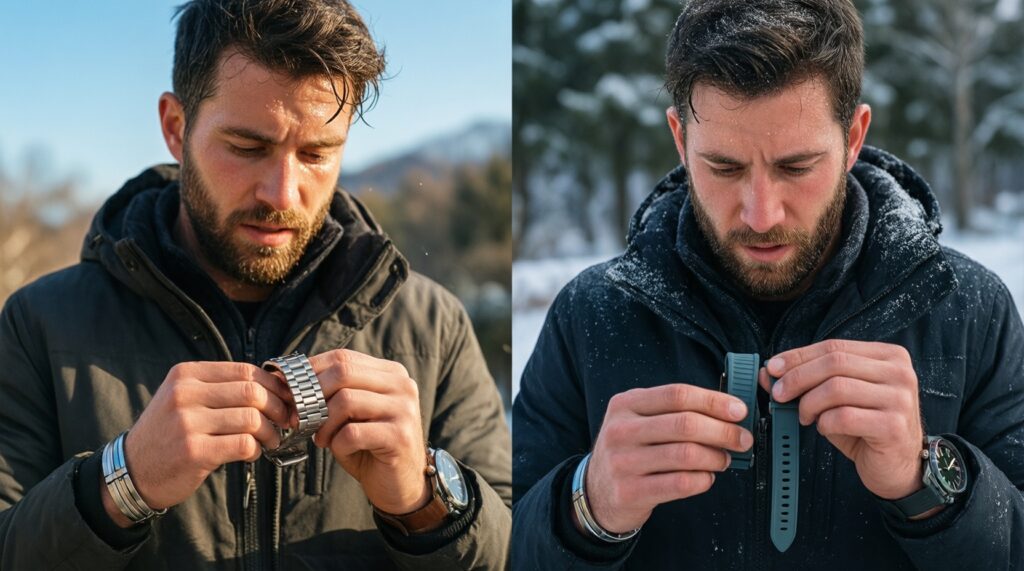 Ремешок vs браслет: комфорт, долговечность и стиль в разных сезонах - иллюстрация