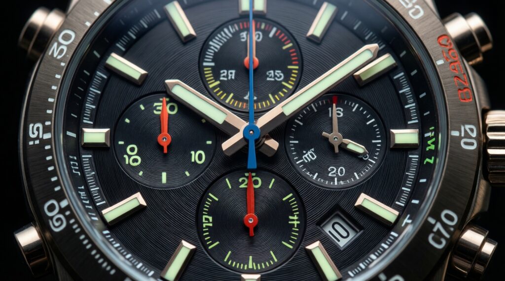 Как читать циферблат: шкалы, тахиметр, безель и другие элементы - иллюстрация