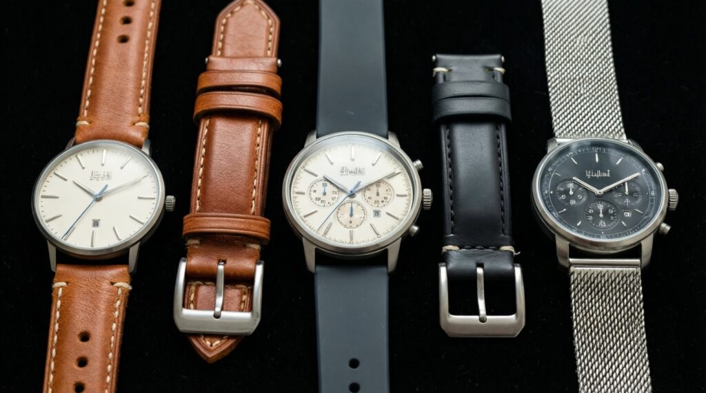 Ремешки и браслеты: кожа, каучук, металл, текстиль - как выбрать под стиль и сезон - иллюстрация