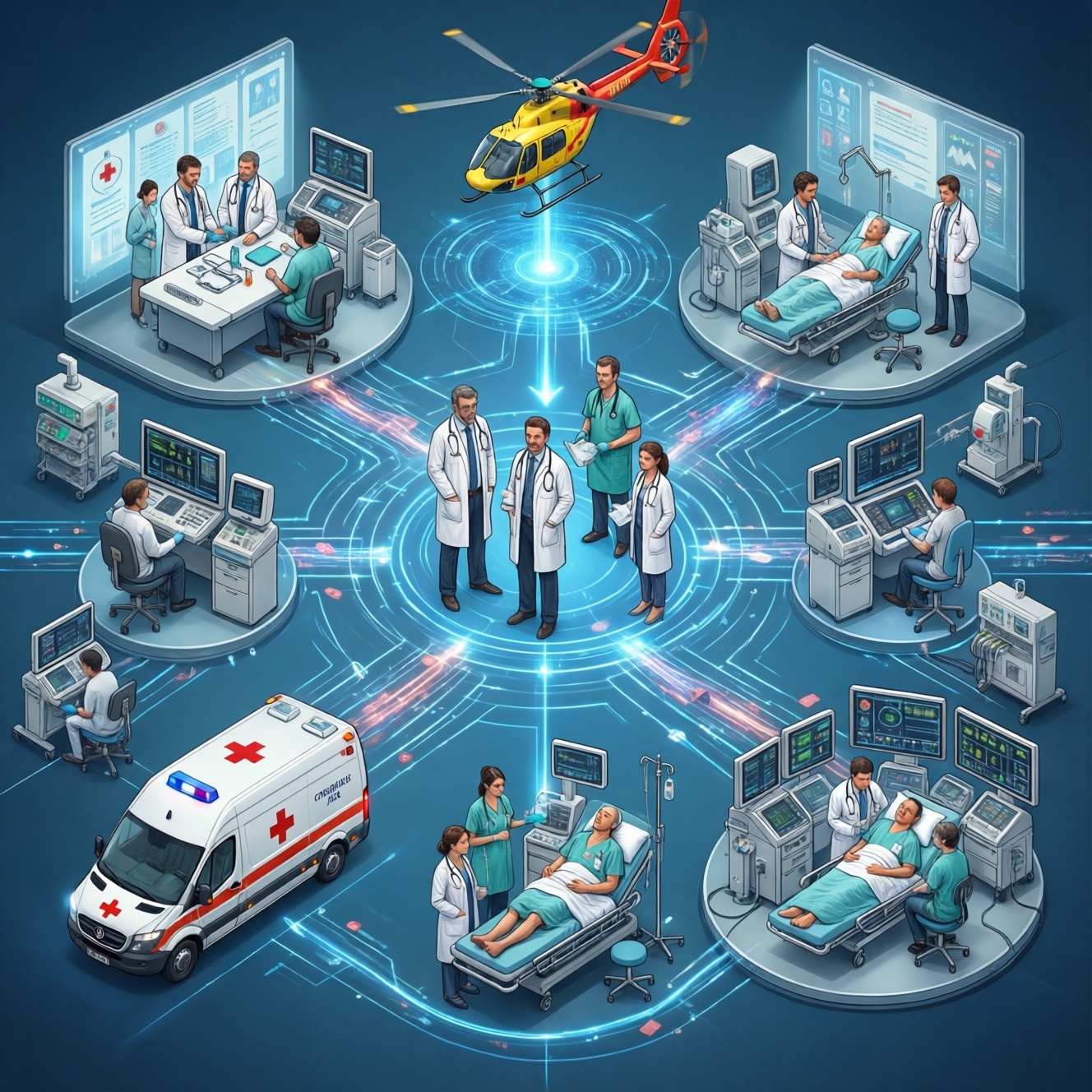 Доступность врачей и маршрутизация пациентов: роль санавиации и техники