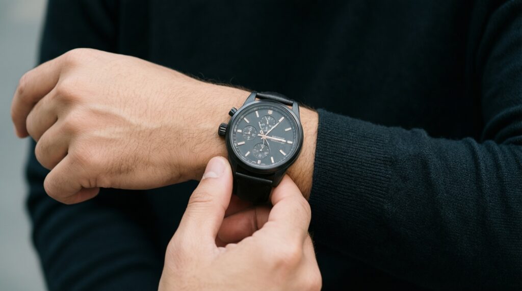 Как правильно подобрать размер часов под запястье - иллюстрация