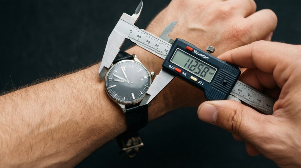 Как правильно подобрать размер часов под запястье - иллюстрация